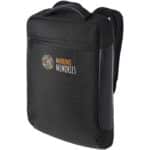 Expedition Pro 15.6" GRS recycled compact laptop backpack 12L – Solid black with logo