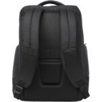 Expedition Pro 15.6" GRS recycled laptop backpack 25L – Solid black back view