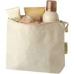 Orissa 180 g/m² organic toiletry bag 1L – Natural extra view