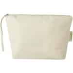 Orissa 180 g/m² organic large accessory pouch 3L – Natural front view