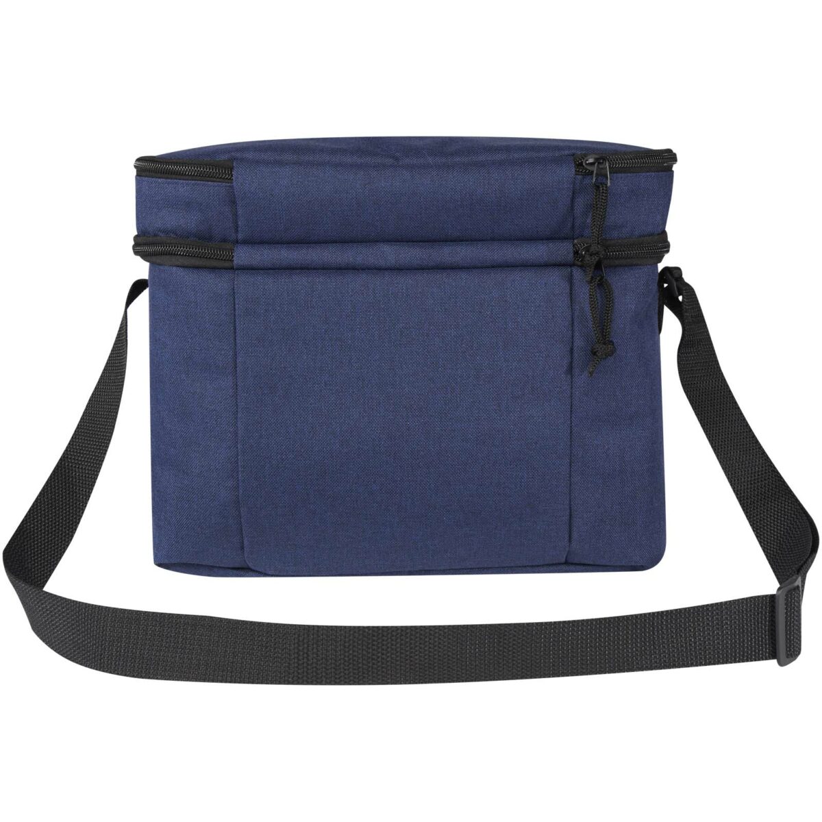 Tundra GRS RPET double compartments cooler bag 13L – Heather navy back view