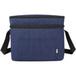 Tundra GRS RPET double compartments cooler bag 13L – Heather navy front view
