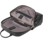 Moleskine Classic leather backpack – Solid black extra view