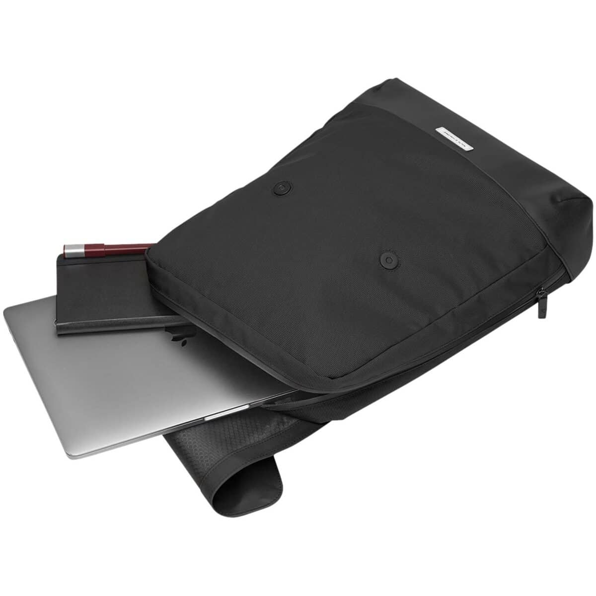 Moleskine Metro slim backpack – Solid black extra view