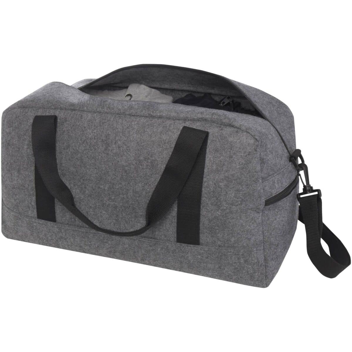 Felta GRS recycled duffel bag 35L – Medium grey extra view