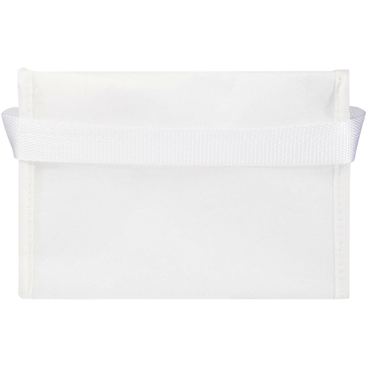 Spectrum 6-can recycled non-woven cooler bag 4L – White back view