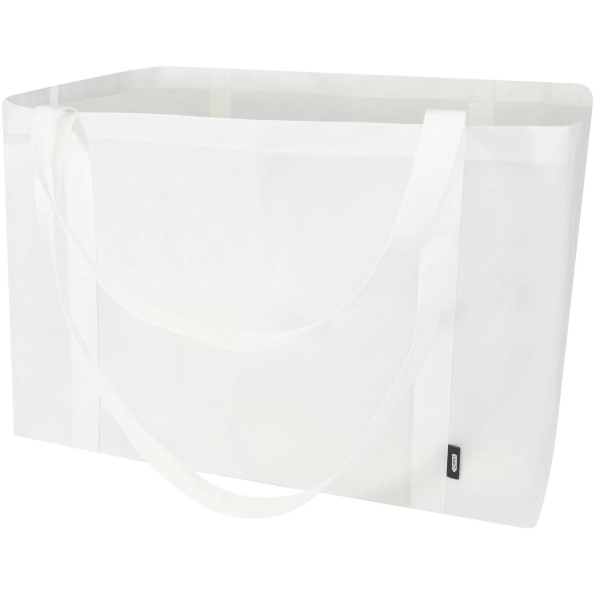 Jumbo GRS recycled non-woven extra large tote bag 65L – White extra view