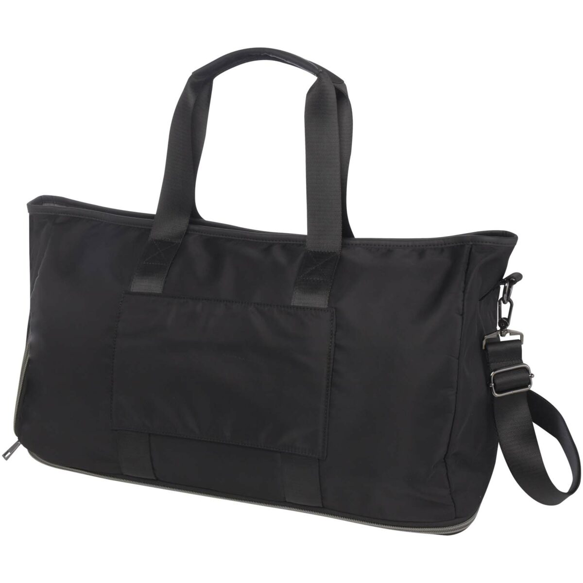 Rhine GRS recycled expandable duffel bag 35L – Solid black extra view