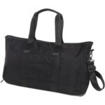 Rhine GRS recycled expandable duffel bag 35L – Solid black extra view