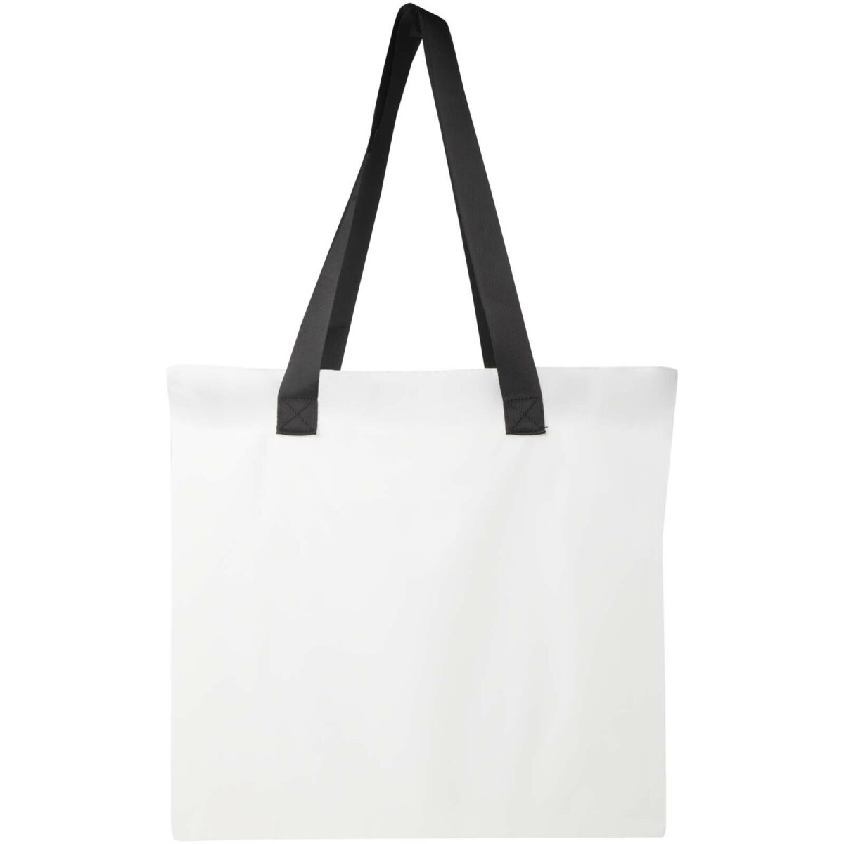 EcoFold RPET foldable tote bag 16L – White back view