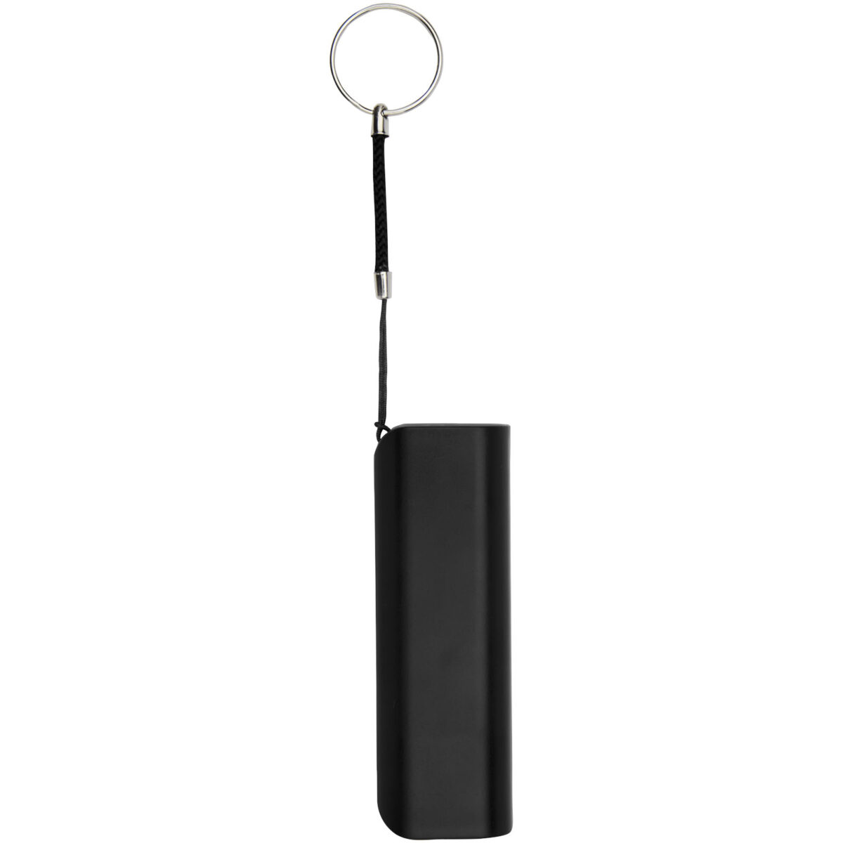 Span 1200 mAh power bank – Solid black back view