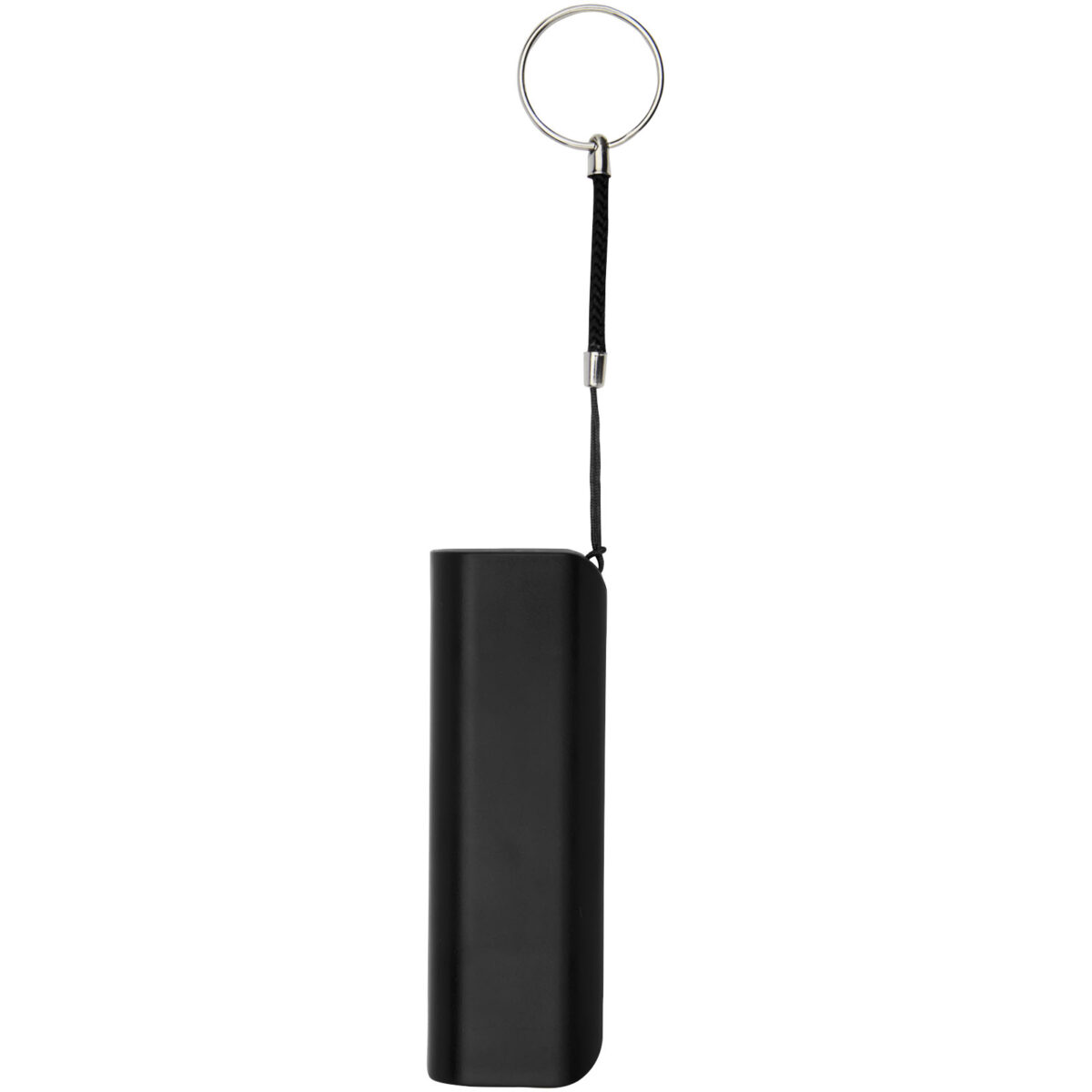 Span 1200 mAh power bank – Solid black front view