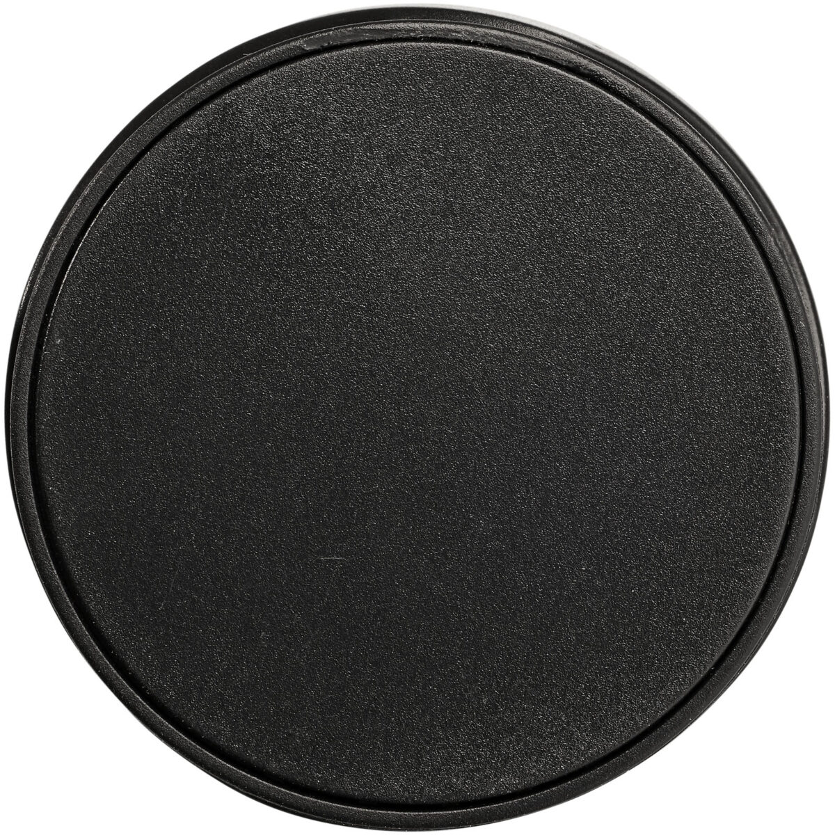 Brace phone stand with grip – Solid black front view