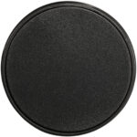Brace phone stand with grip – Solid black front view