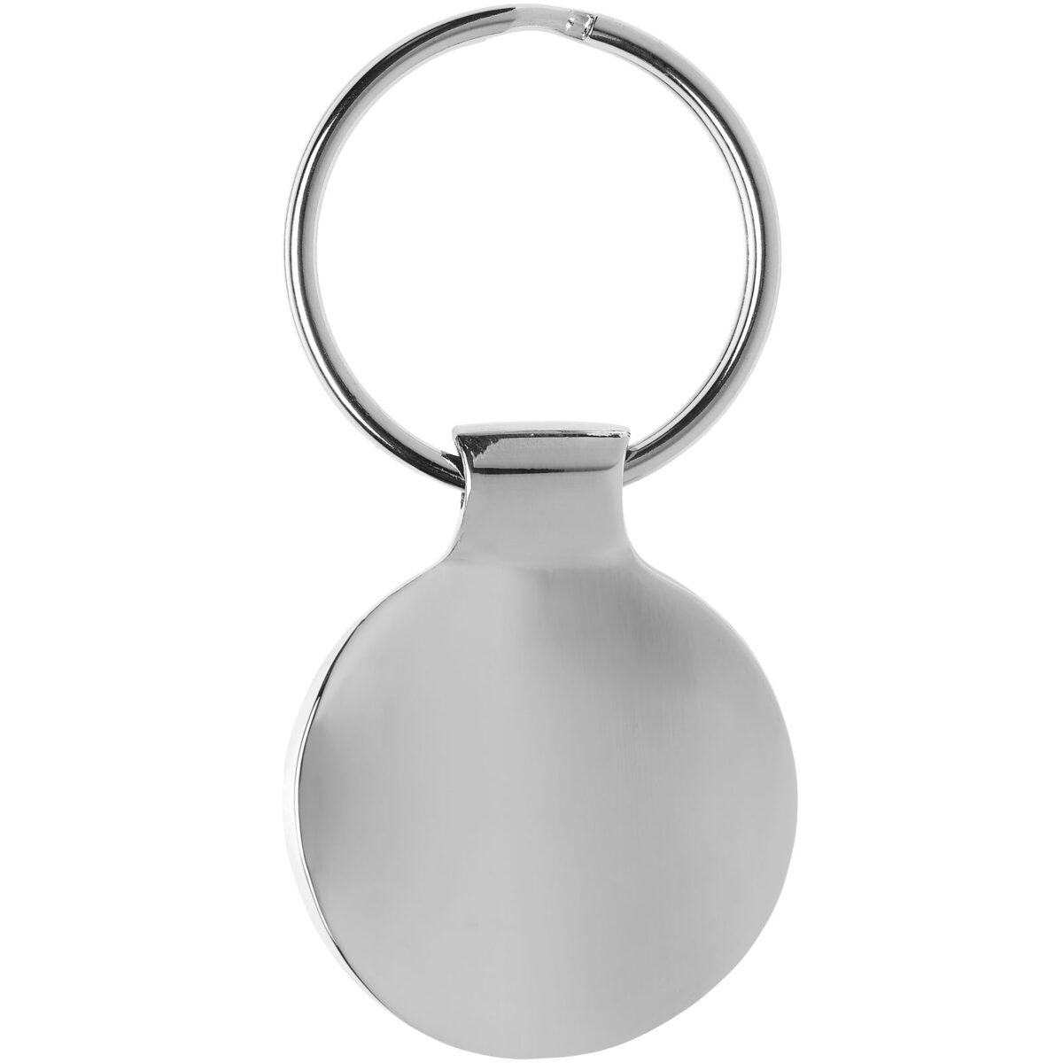Orlene round keychain – Silver back view