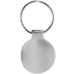 Orlene round keychain – Silver back view