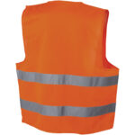RFX™ See-me XL safety vest for professional use – Orange back view