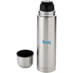 Sullivan 750 ml vacuum insulated flask – Silver with logo