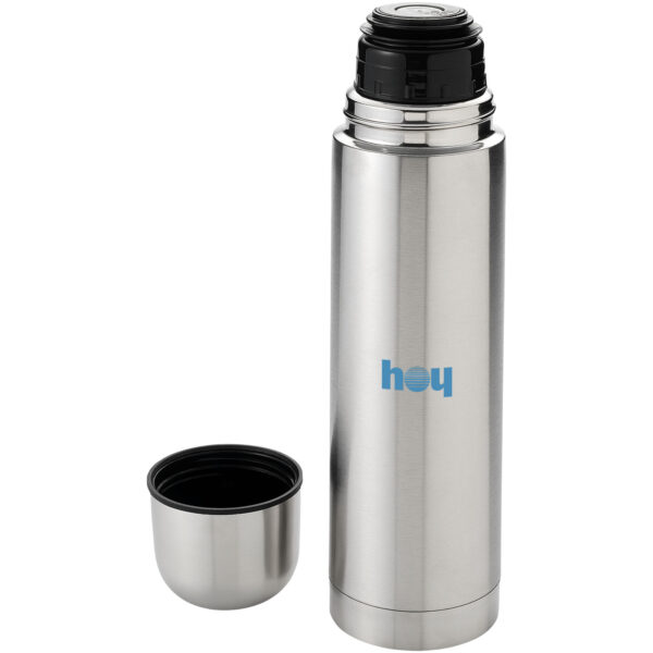 Sullivan 750 ml vacuum insulated flask – Silver with logo