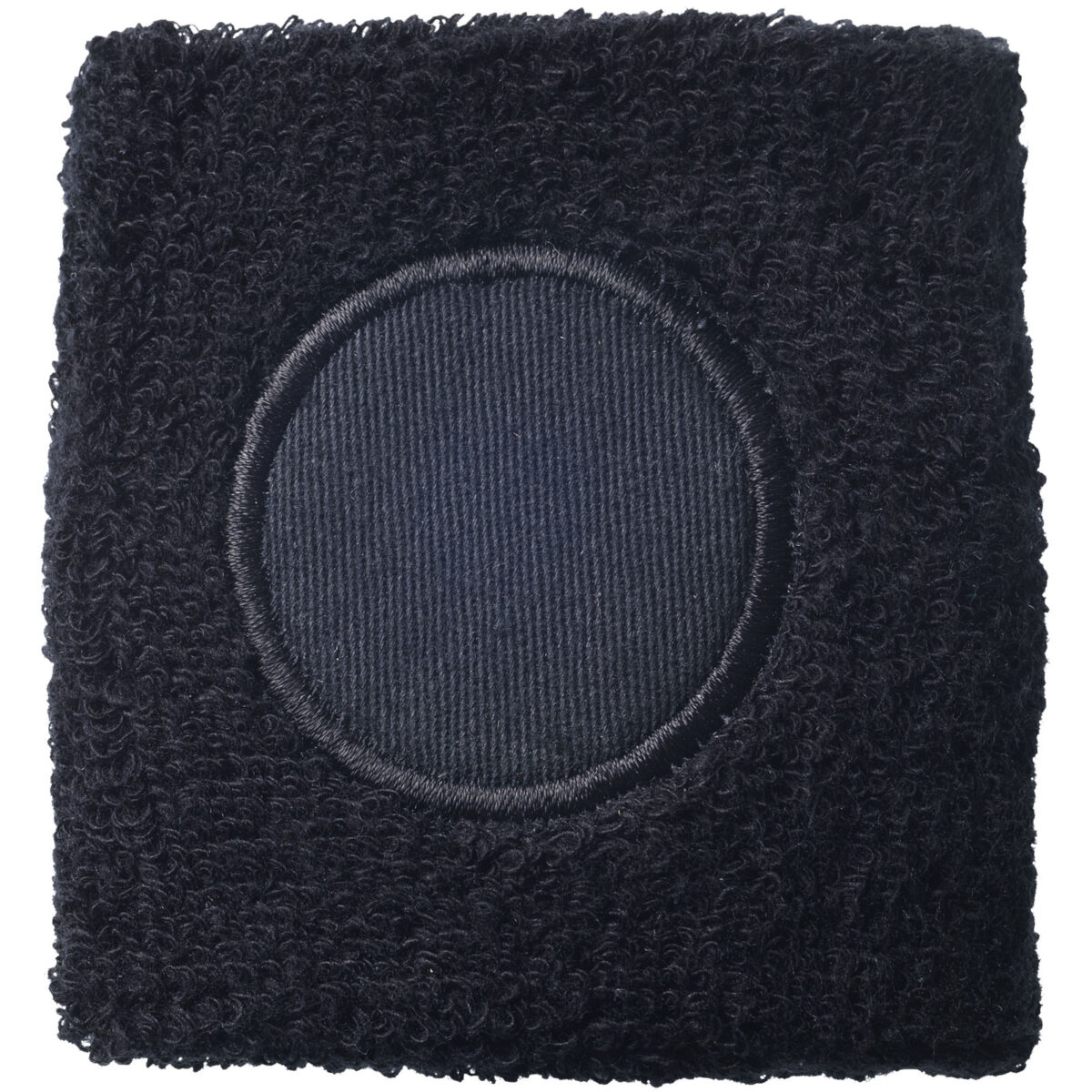 Hyper performance wristband – Solid black front view