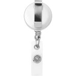 Aspen roller clip – Silver back view