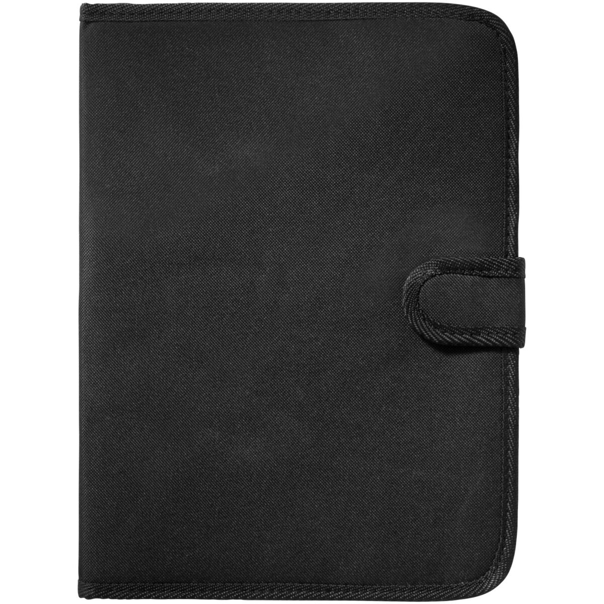 University A4 portfolio – Solid black front view
