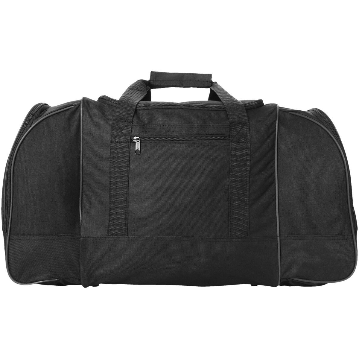 Nevada travel duffel bag 55L – Solid black front view