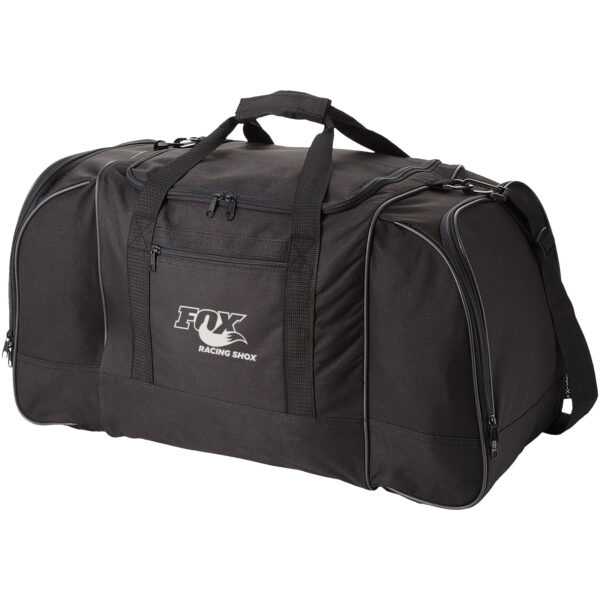 Nevada travel duffel bag 55L – Solid black with logo