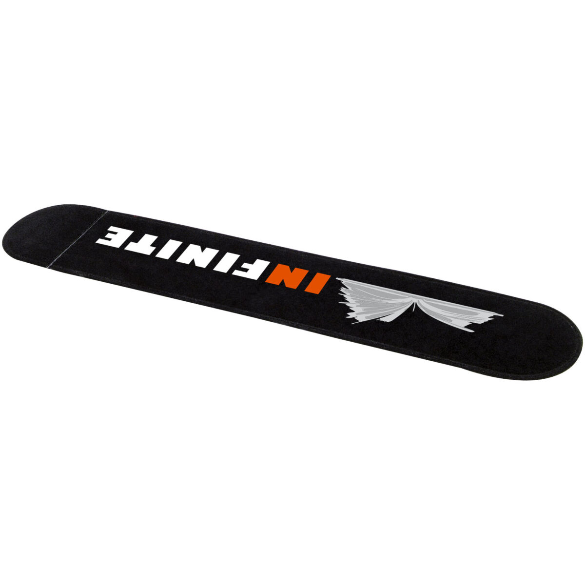 Nemo velvet single-pen pouch – Solid black with logo