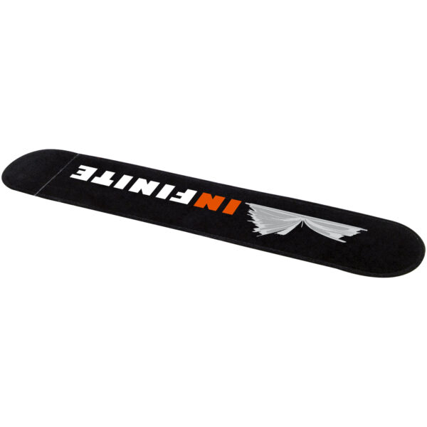 Nemo velvet single-pen pouch – Solid black with logo