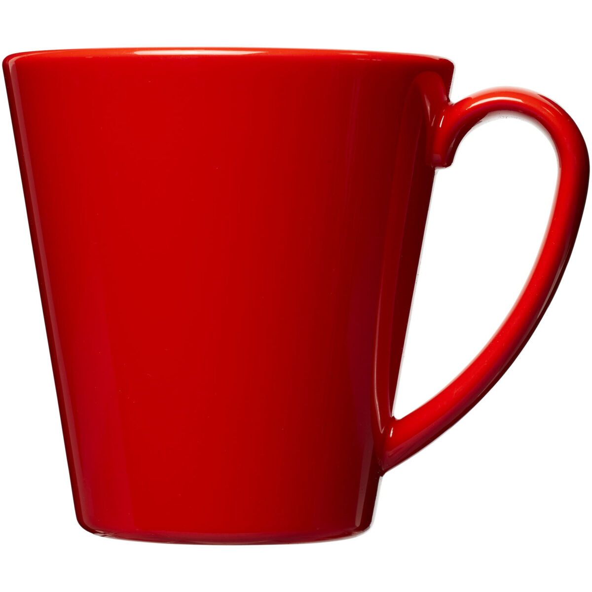 Supreme 350 ml plastic mug – Red front view