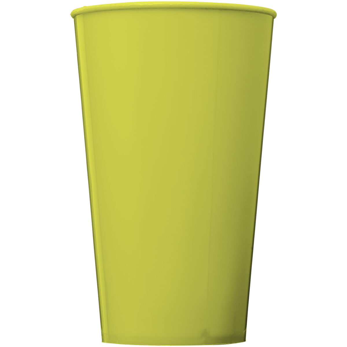Arena 375 ml plastic tumbler – Lime front view