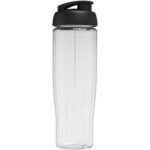 H2O Active® Tempo 700 ml flip lid sport bottle – Transparent back view