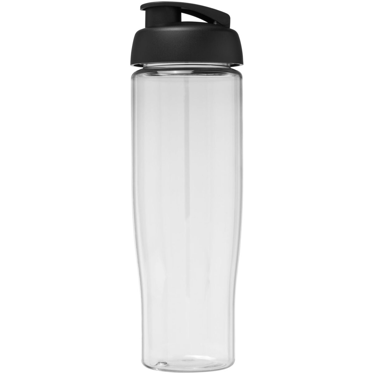 H2O Active® Tempo 700 ml flip lid sport bottle – Transparent front view
