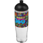 H2O Active® Tempo 700 ml dome lid sport bottle – Transparent with logo