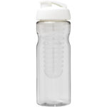 H2O Active® Base 650 ml flip lid sport bottle & infuser – Transparent front view