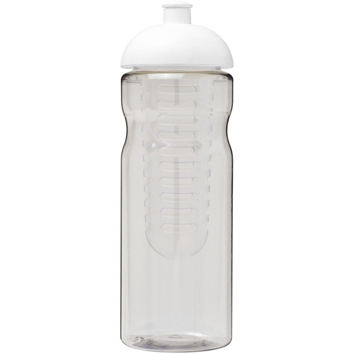 H2O Active® Base 650 ml dome lid sport bottle & infuser – Transparent front view