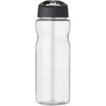 H2O Active® Base 650 ml spout lid sport bottle – Transparent front view