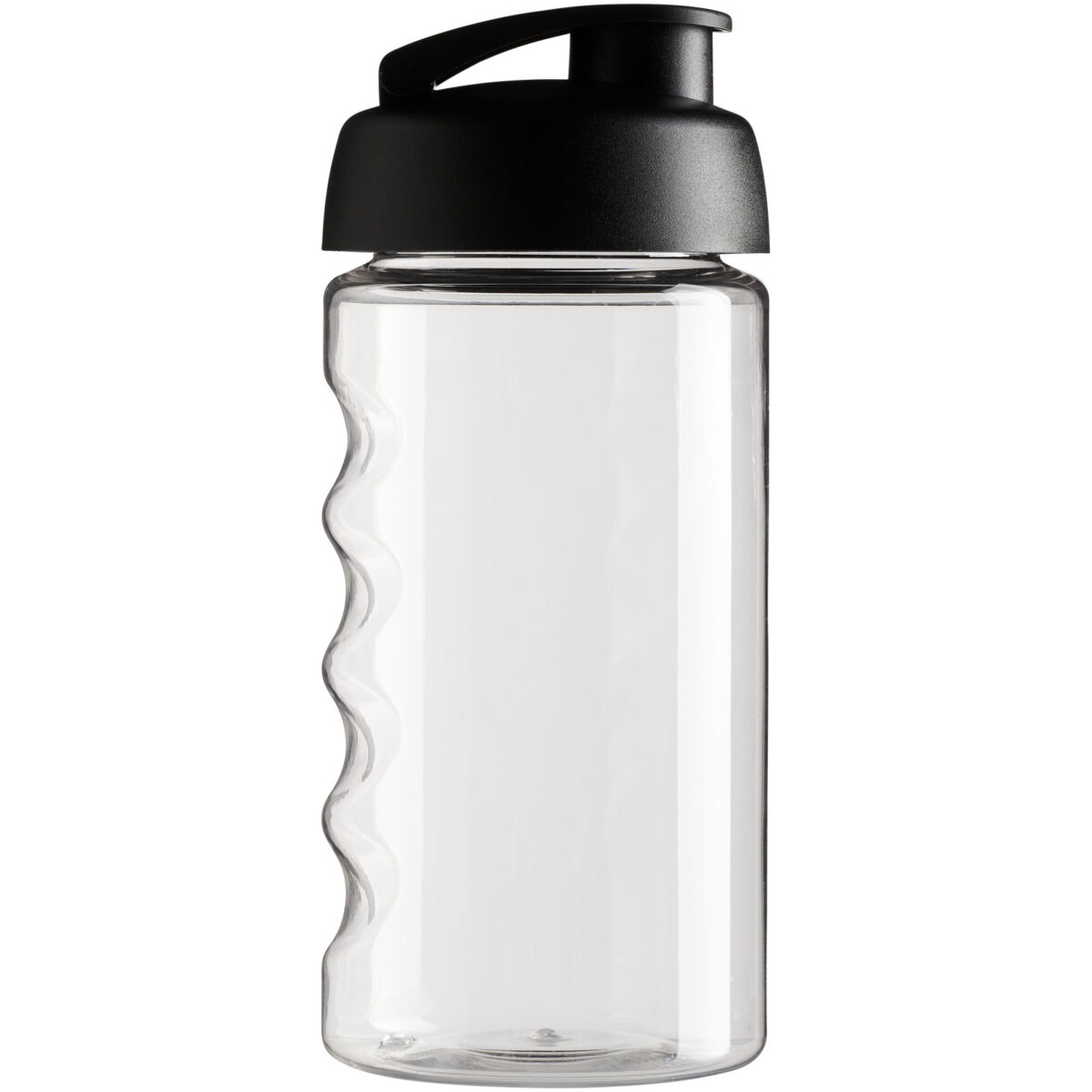 H2O Active® Bop 500 ml flip lid sport bottle – Transparent back view
