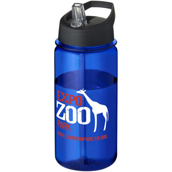 H2O Active® Octave Tritan™ 600 ml spout lid sport bottle – Blue with logo