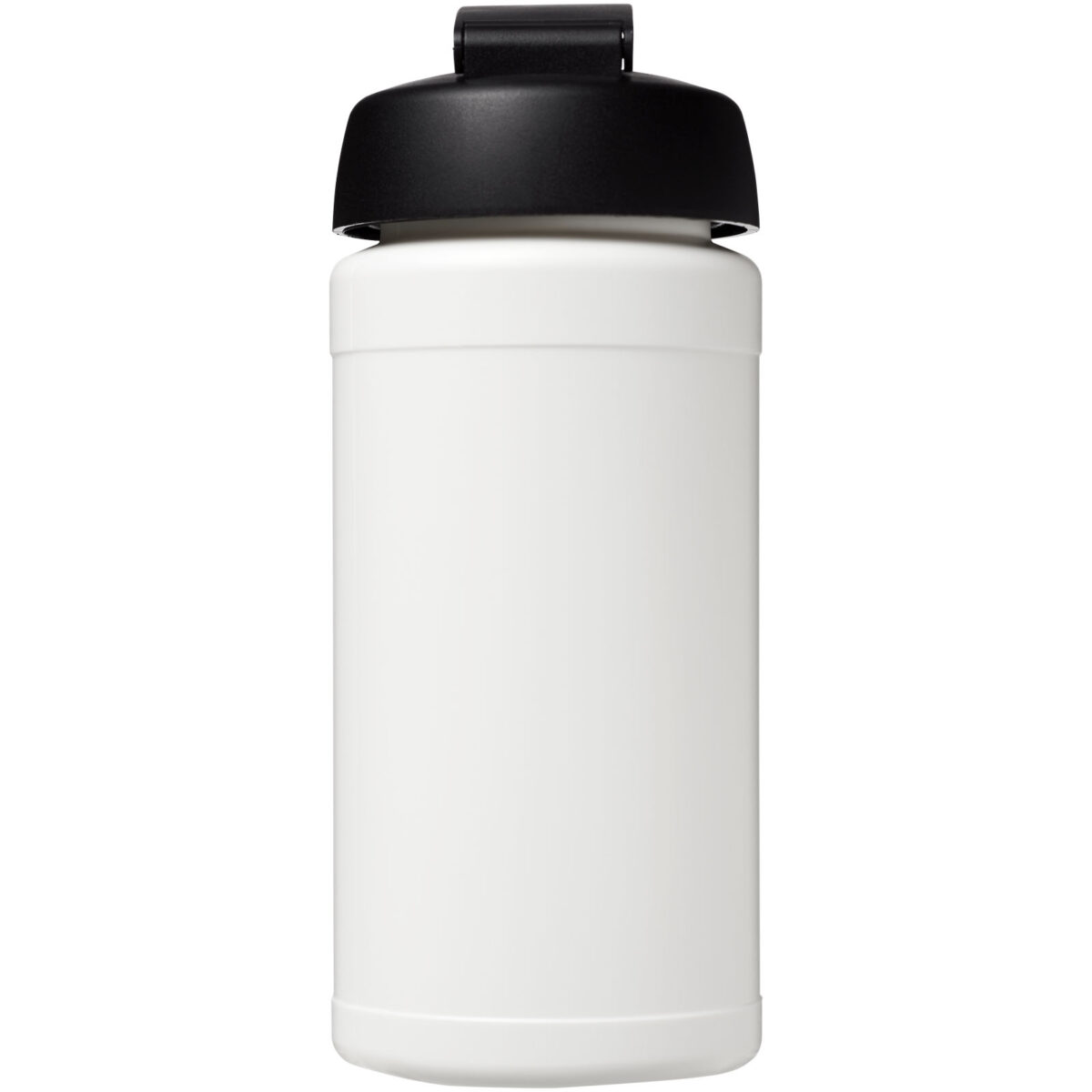 Baseline® Plus 500 ml flip lid sport bottle – White back view