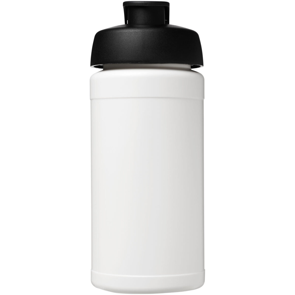 Baseline® Plus 500 ml flip lid sport bottle – White front view