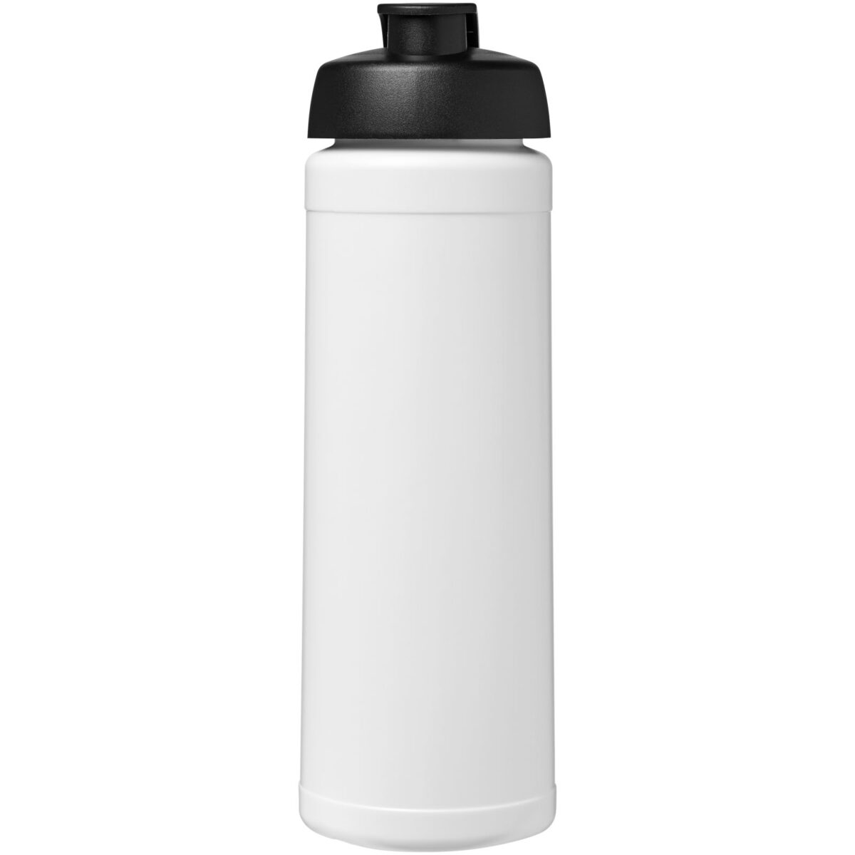 Baseline® Plus 750 ml flip lid sport bottle – White front view