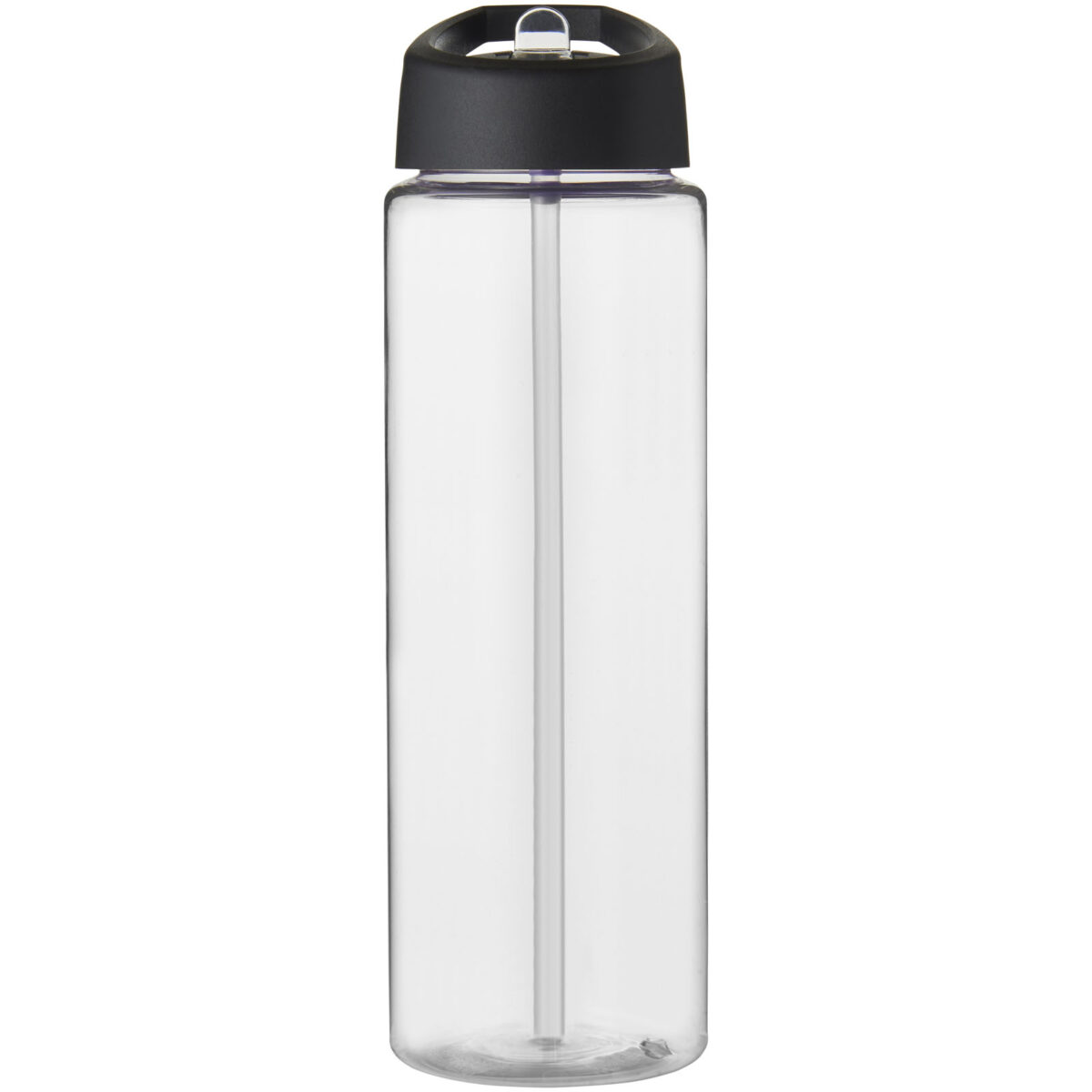 H2O Active® Vibe 850 ml spout lid sport bottle – Transparent front view