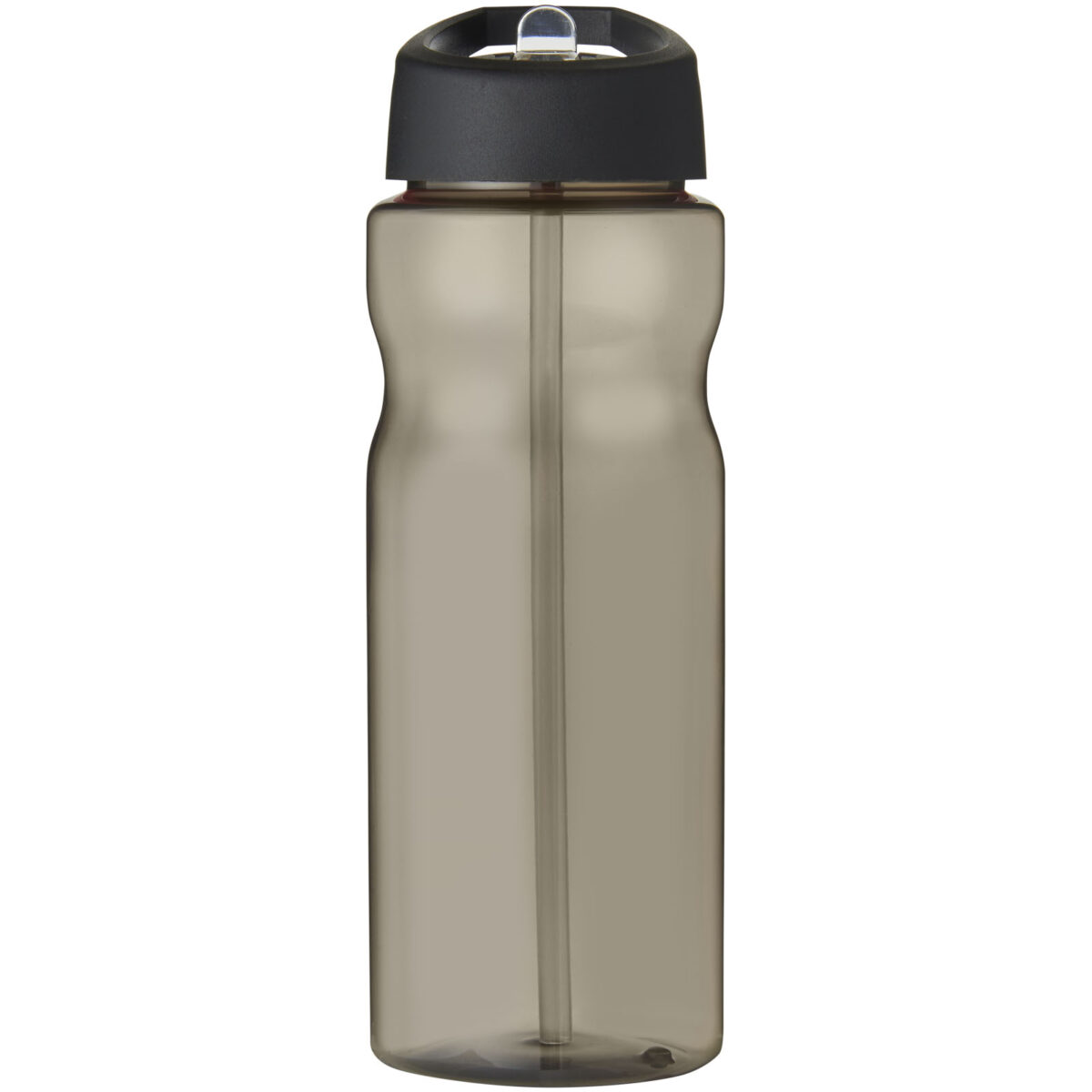 H2O Active® Eco Base 650 ml spout lid sport bottle – Charcoal front view