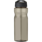 H2O Active® Eco Base 650 ml spout lid sport bottle – Charcoal front view
