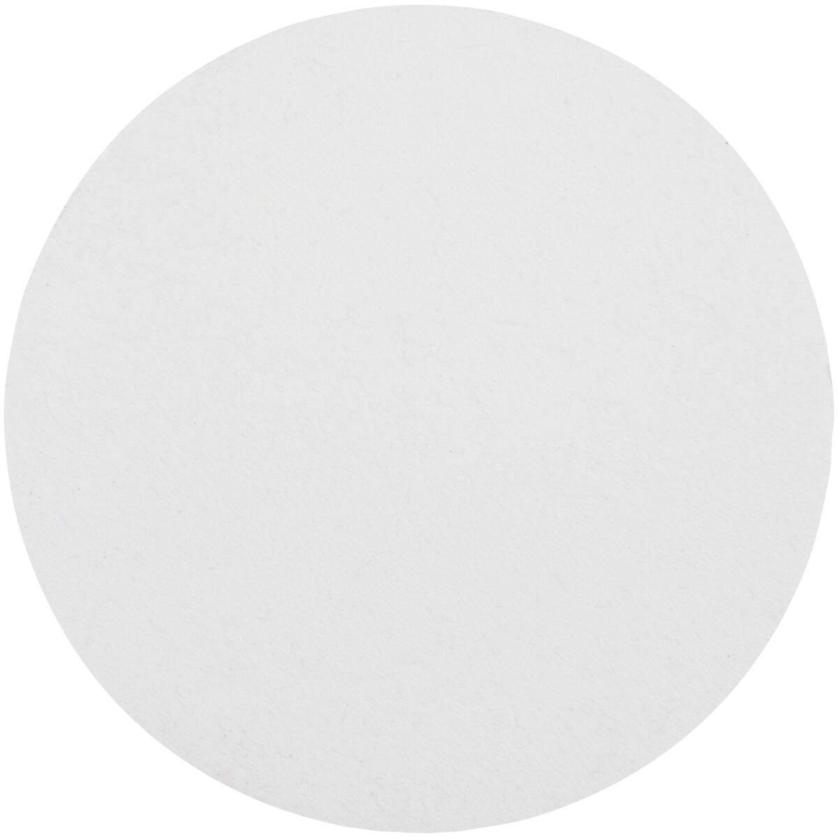 Sticky-Mate® circle-shaped recycled sticky notes – White front view
