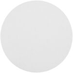 Sticky-Mate® circle-shaped recycled sticky notes – White front view