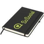 Rivista medium notebook – Solid black with logo