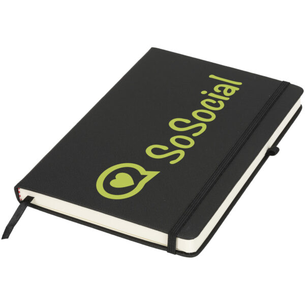 Rivista medium notebook – Solid black with logo